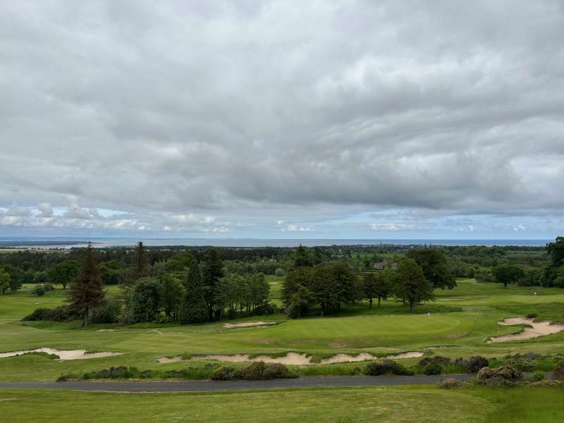 A beautiful shot of the field where some of our interns golfed at.