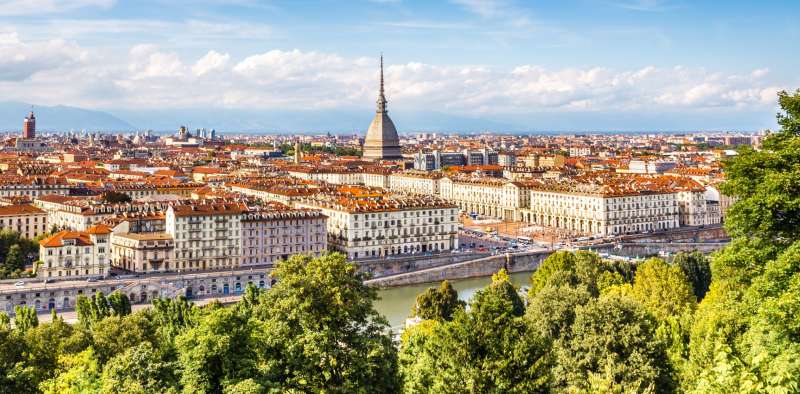A cityscape in Italy