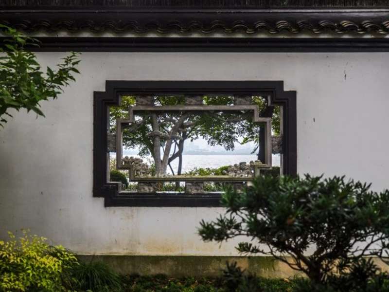 A decorative window