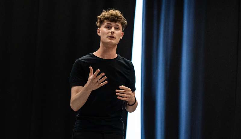 A LAMDA Summer School Student performing