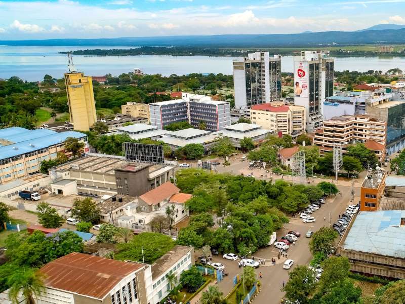 Aerial of Kisumu, Kenya