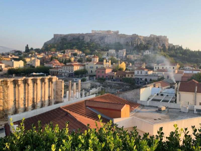 Aerial view of Athens