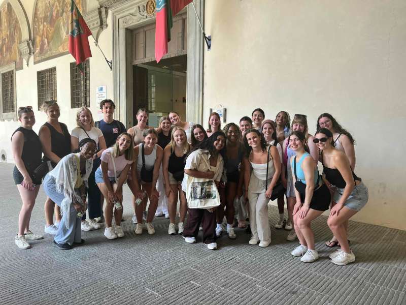 AIFS Abroad Comparative Healthcare Students at Santa Maria della Nuova Hospital in Florence, Italy