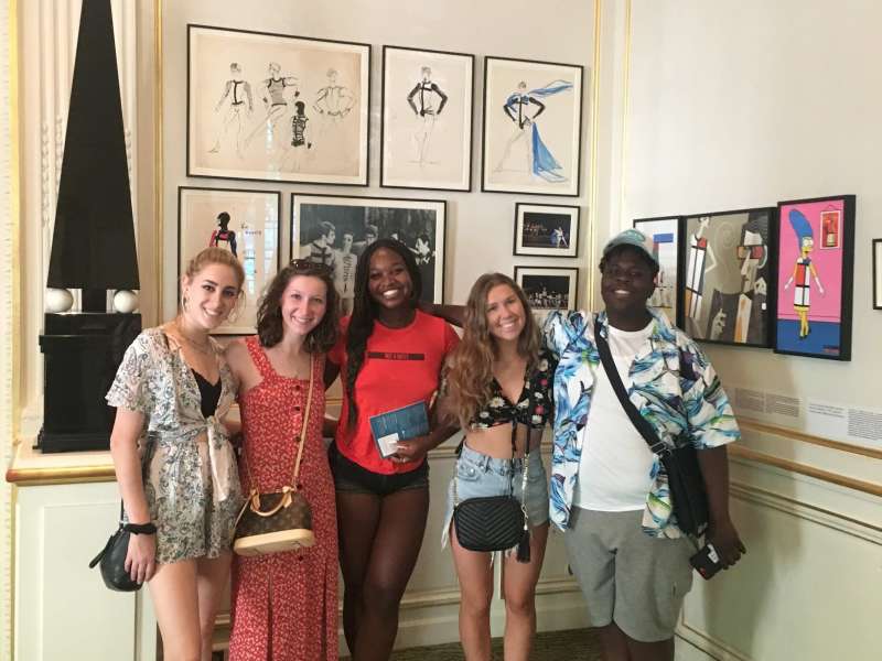 AIFS Abroad Fashion Marketing students at a fashion house in Paris, France