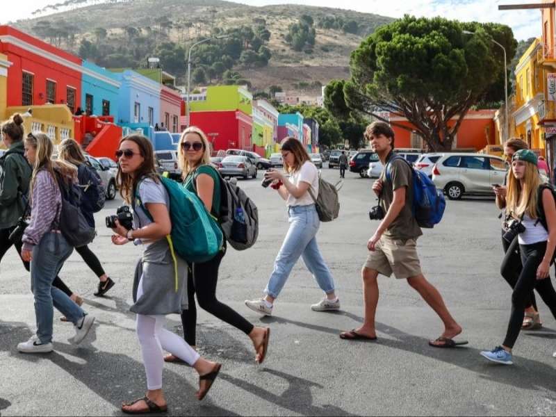 AIFS Abroad in Stellenbosch, South Africa study abroad students visiting Bo Kaap