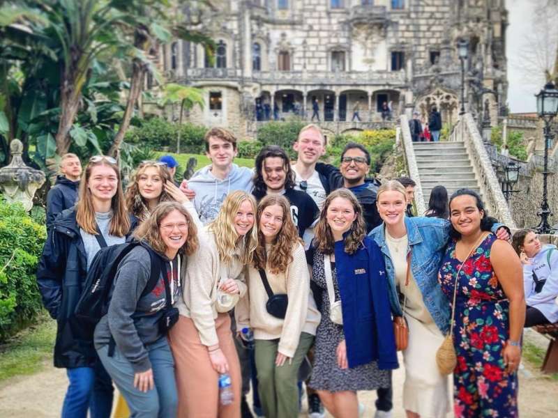 AIFS Abroad interns in Lisbon, Portugal