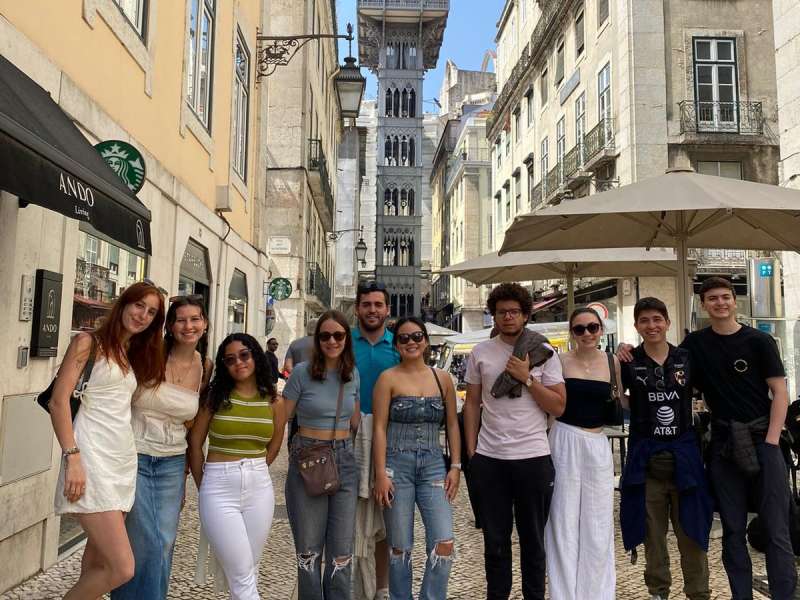 AIFS Abroad interns in Lisbon, Portugal