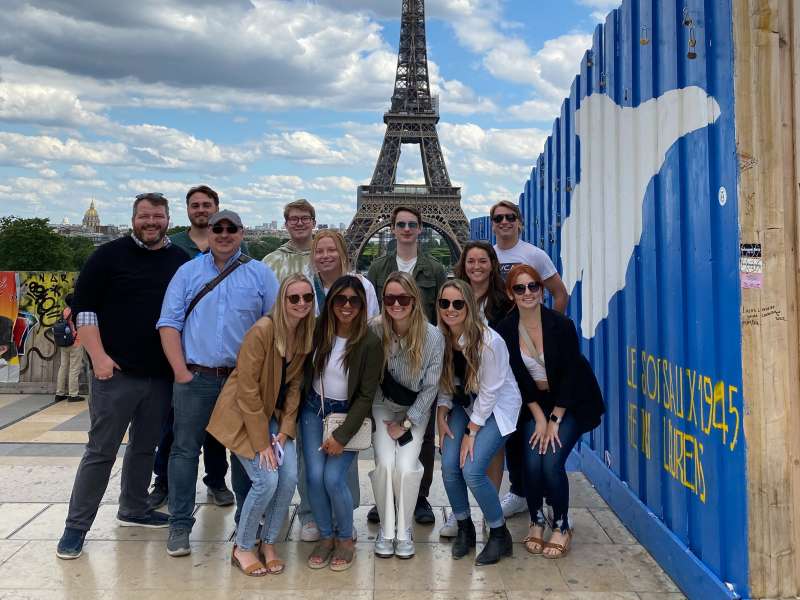 AIFS Abroad interns in Paris, France