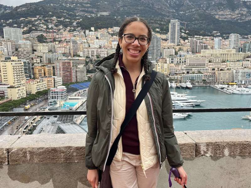 AIFS Abroad participant on the French Riviera