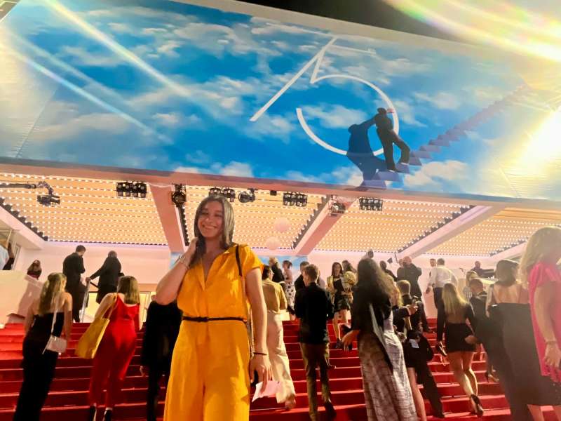 AIFS Abroad participants at the Cannes Film Festival on the French Riviera