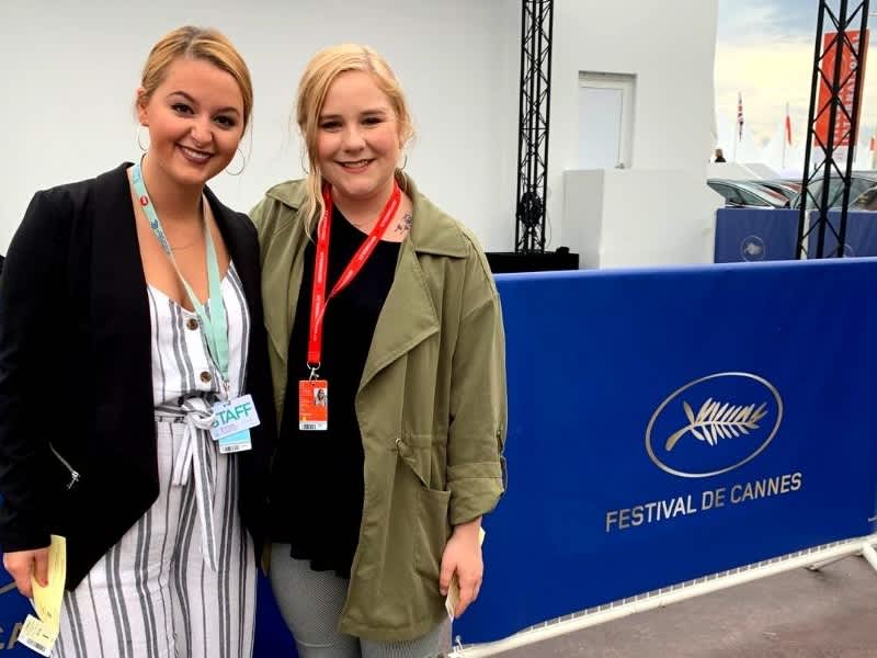 AIFS Abroad participants at the Cannes Film Festival on the French Riviera