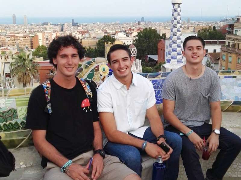 AIFS Abroad participants in Barcelona, Spain