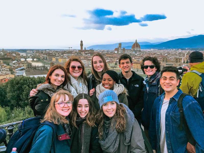 AIFS Abroad participants in Florence, Italy