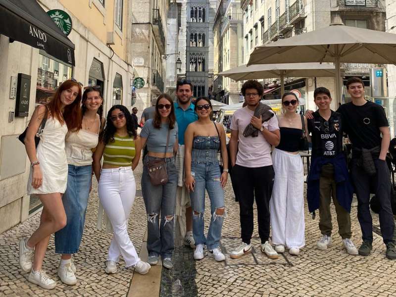 AIFS Abroad participants in Lisbon, Portugal