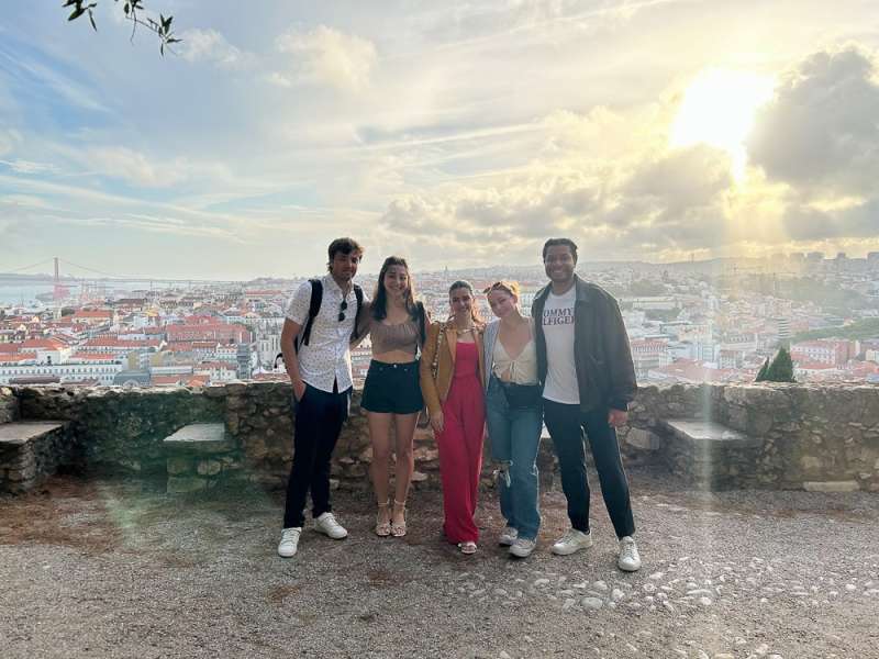 AIFS Abroad participants in Lisbon, Portugal