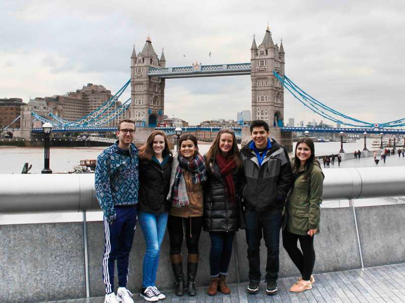 AIFS Abroad participants in London, England