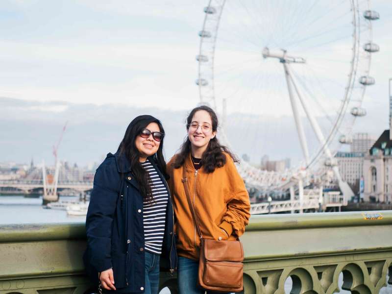 AIFS Abroad participants in London, England