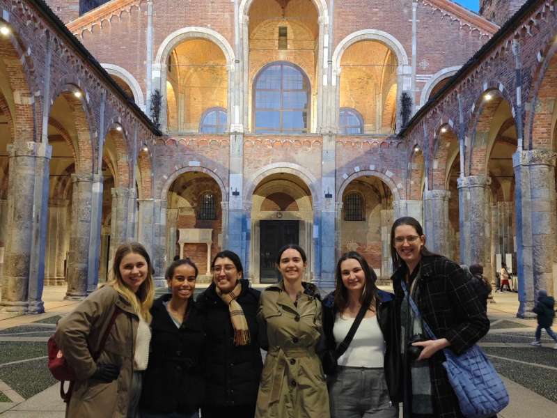 AIFS Abroad participants in Milan, Italy