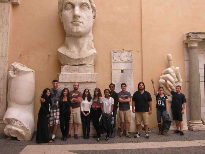 AIFS Abroad participants in Rome, Italy