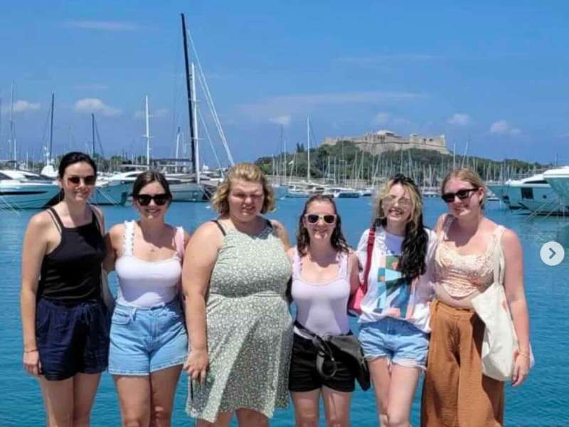 AIFS Abroad participants on the French Riviera