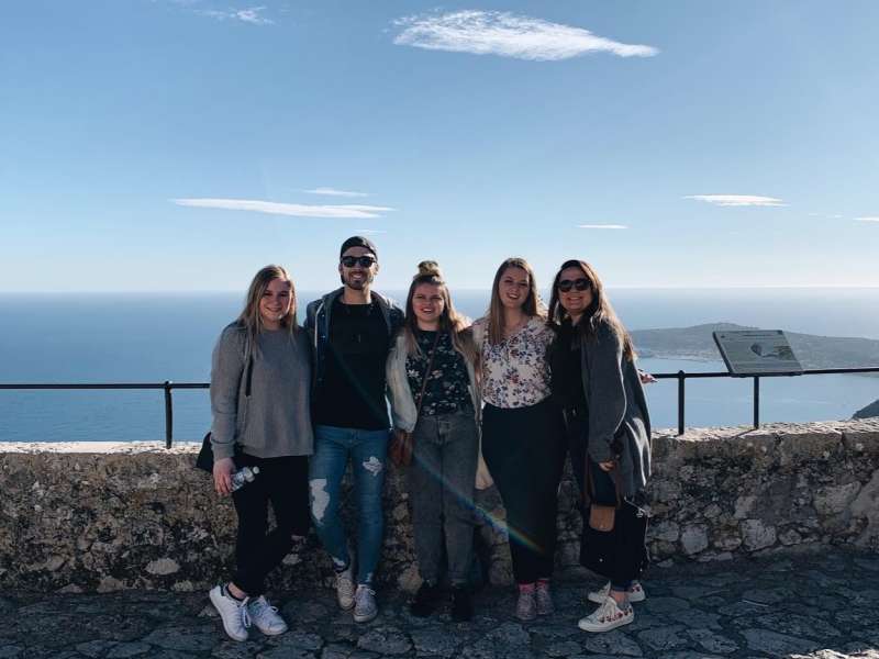 AIFS Abroad participants on the French Riviera