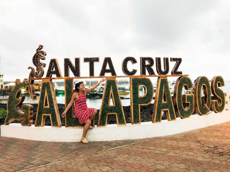 AIFS Abroad student in the Galápagos Islands, Ecuador