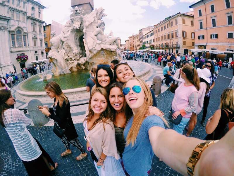 AIFS Abroad students in Rome, Italy