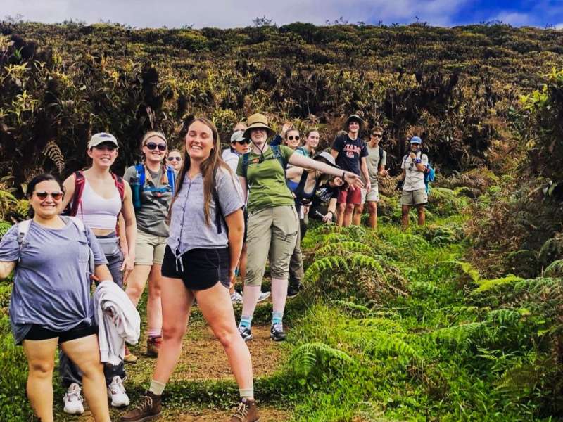 AIFS Abroad students in the Galápagos Islands, Ecuador