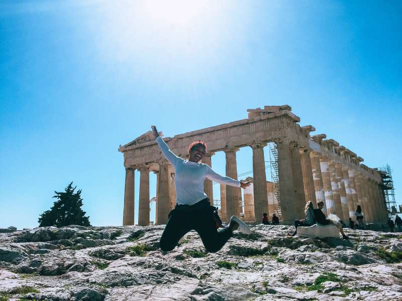AIFS Abroad study abroad student in Athens, Greece