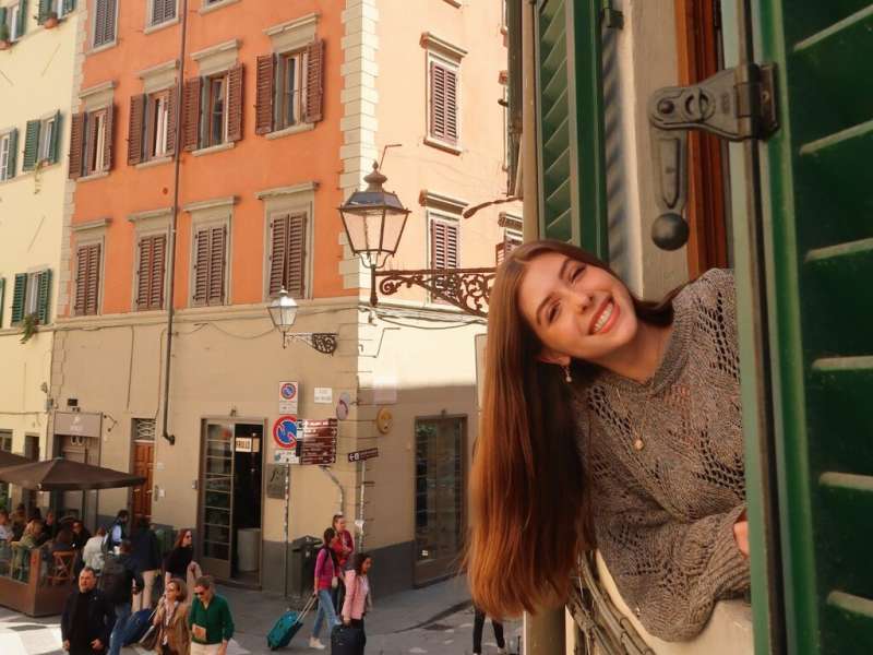 AIFS Abroad study abroad student in Florence, Italy