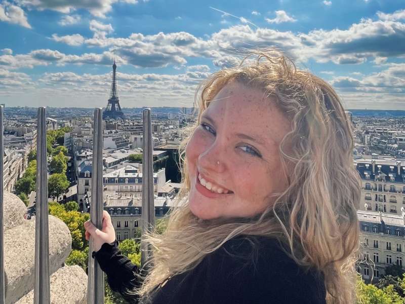 AIFS Abroad study abroad student in Paris, France