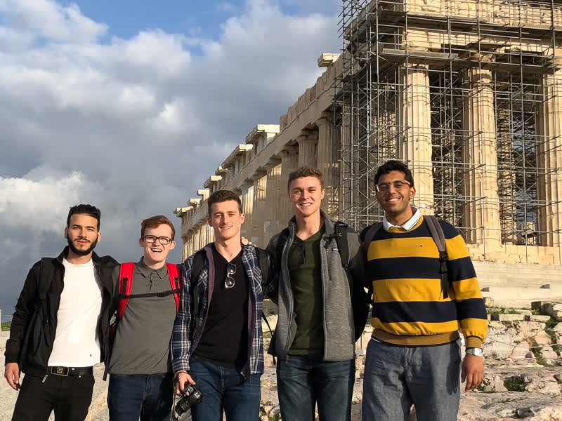 AIFS Abroad study abroad students in Athens, Greece