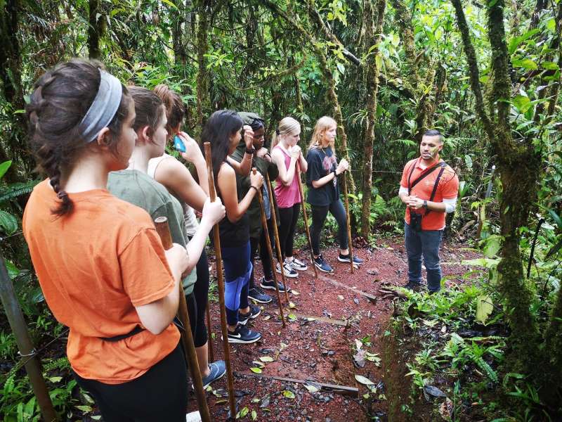 AIFS Abroad study abroad students in Costa Rica