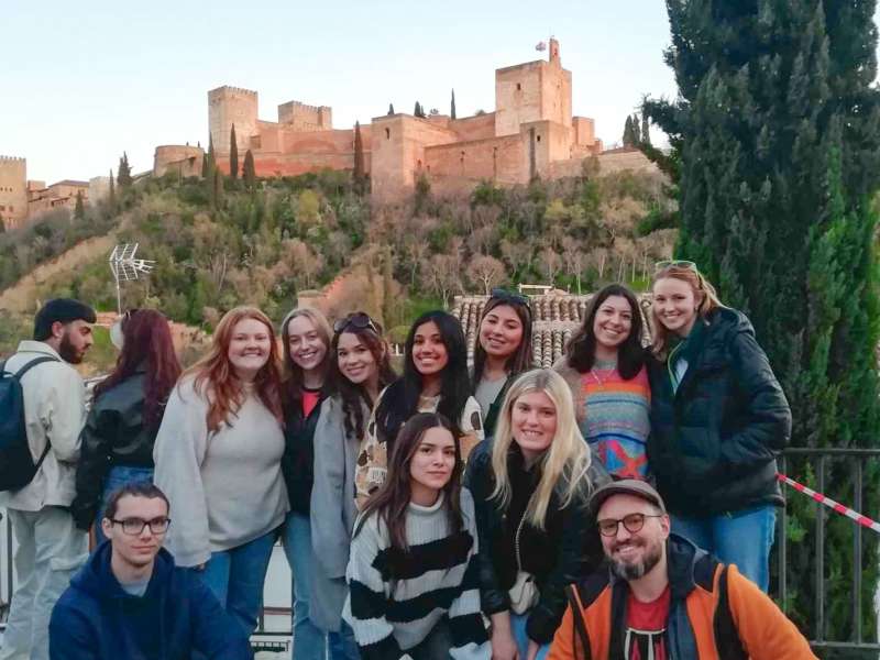 AIFS Abroad study abroad students in Granada, Spain