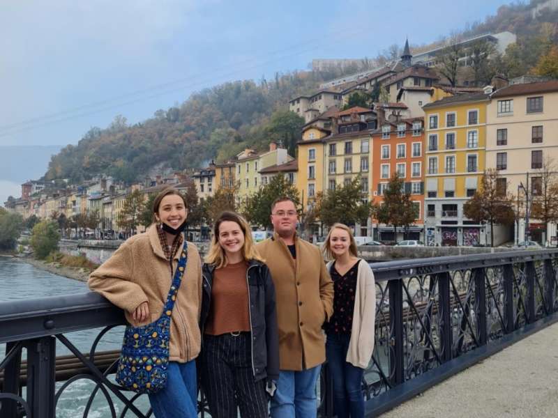 AIFS Abroad study abroad students in Grenoble, France