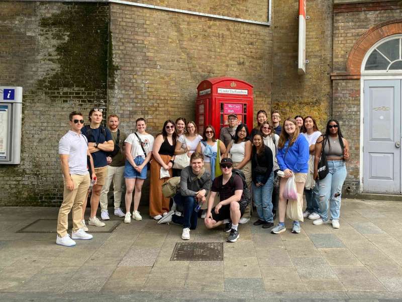 AIFS Abroad study abroad students in London, England