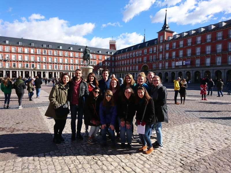 AIFS Abroad study abroad students in Madrid, Spain