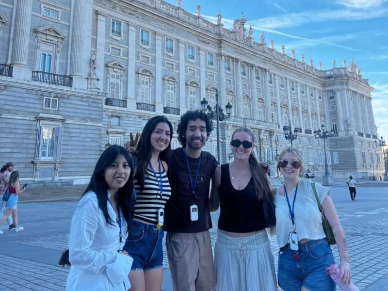 AIFS Abroad study abroad students in Madrid, Spain