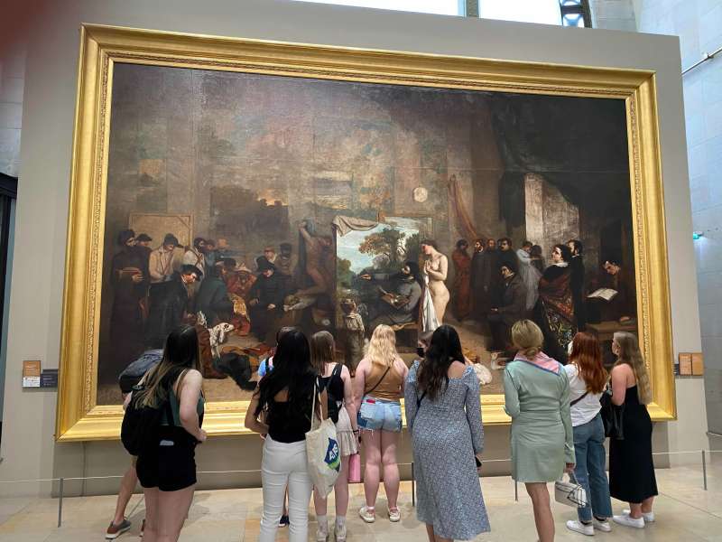 AIFS Abroad study abroad students in Paris, France