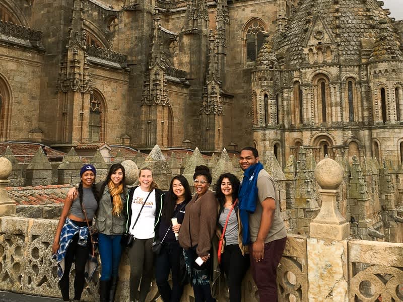 AIFS Abroad study abroad students in Salamanca, Spain