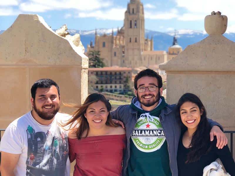 AIFS Abroad study abroad students in Salamanca, Spain