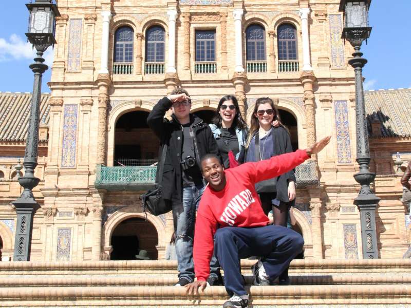 AIFS Abroad study abroad students in Seville, Spain