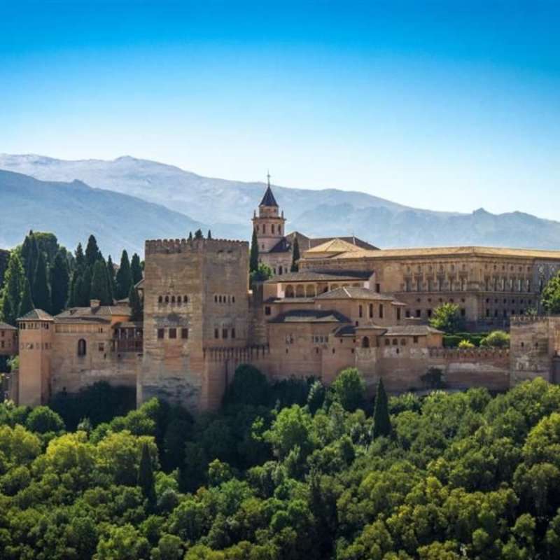The Alhambra Palace in Granada, Spain