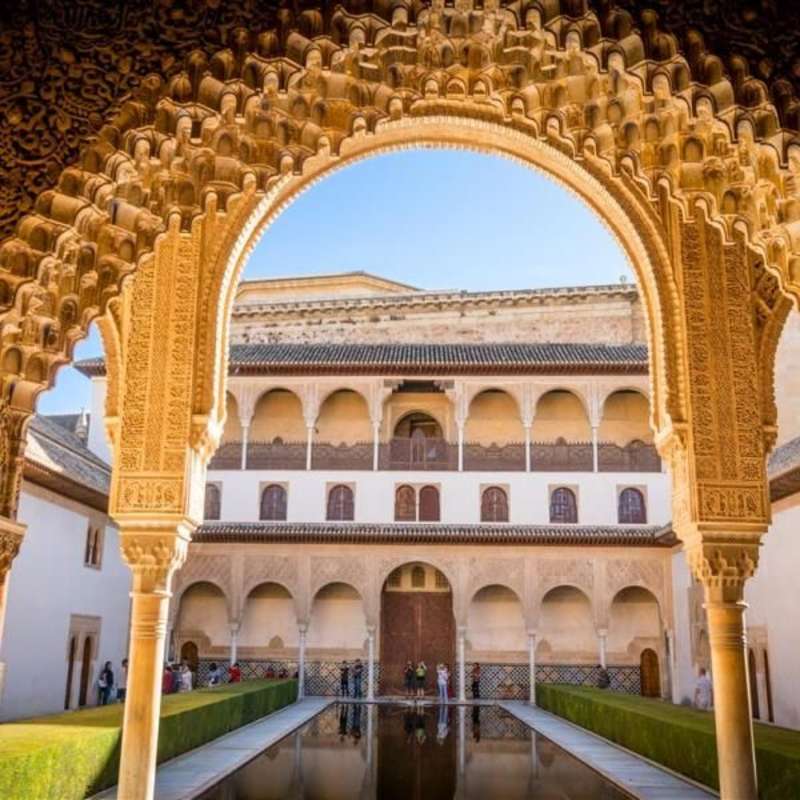Moorish architecture in Granada, Spain