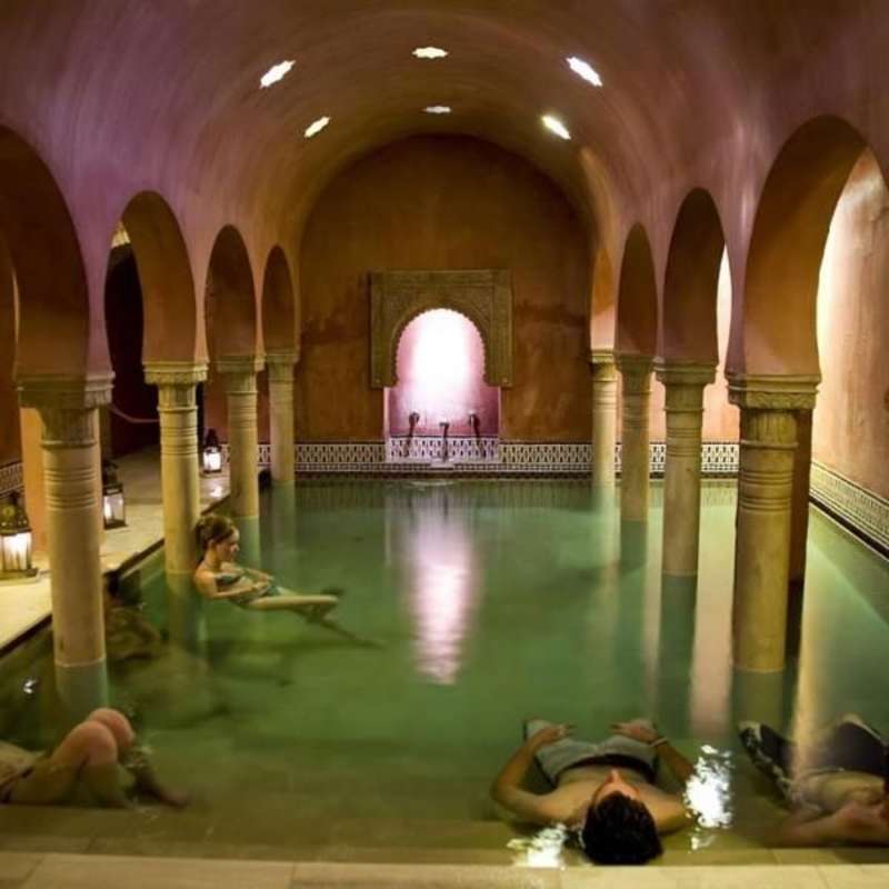 Arab baths in Granada, Spain