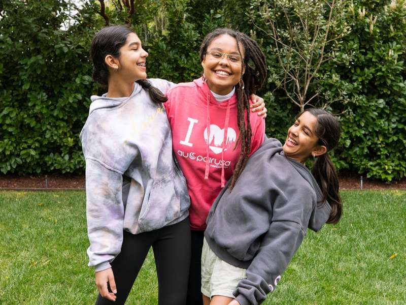 Au Pair with host children
