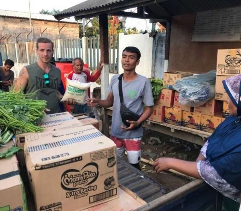 Relief and Reconstruction project in Lombok, Bali