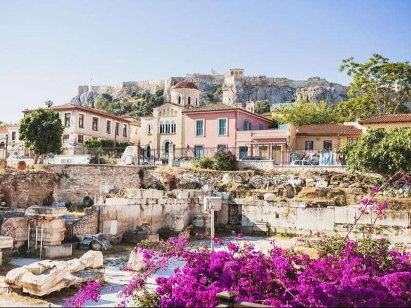 Beautiful Athens landscape