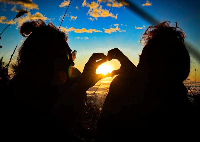 Beautiful sunsets amazing travel ecuador
