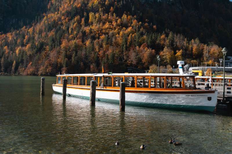 Boat on German lake